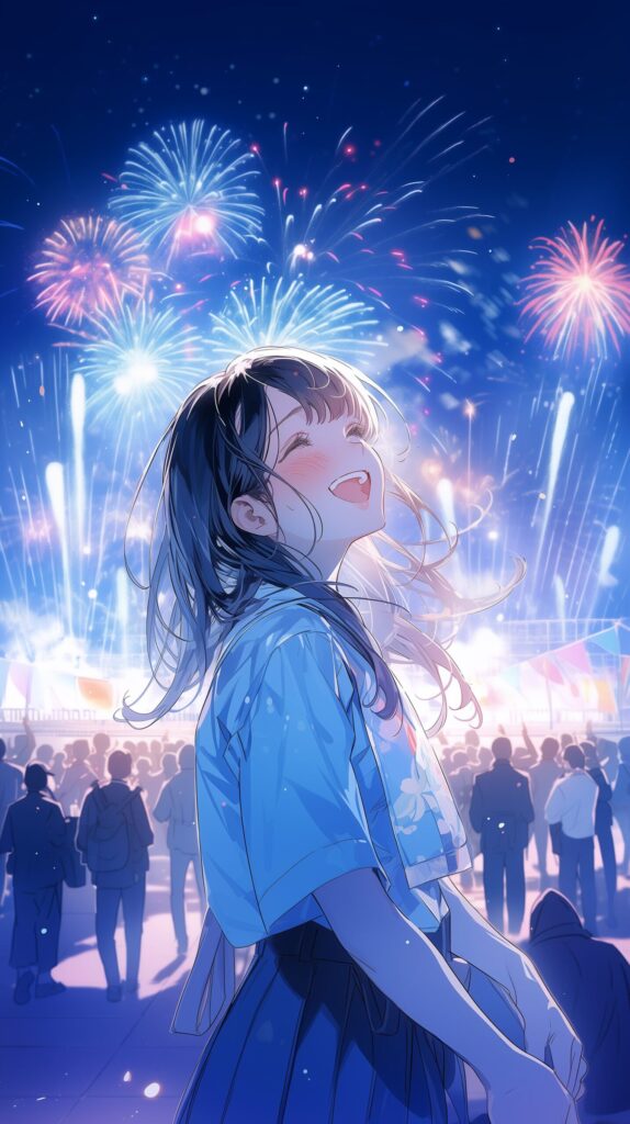 花火女子 - 壁紙01