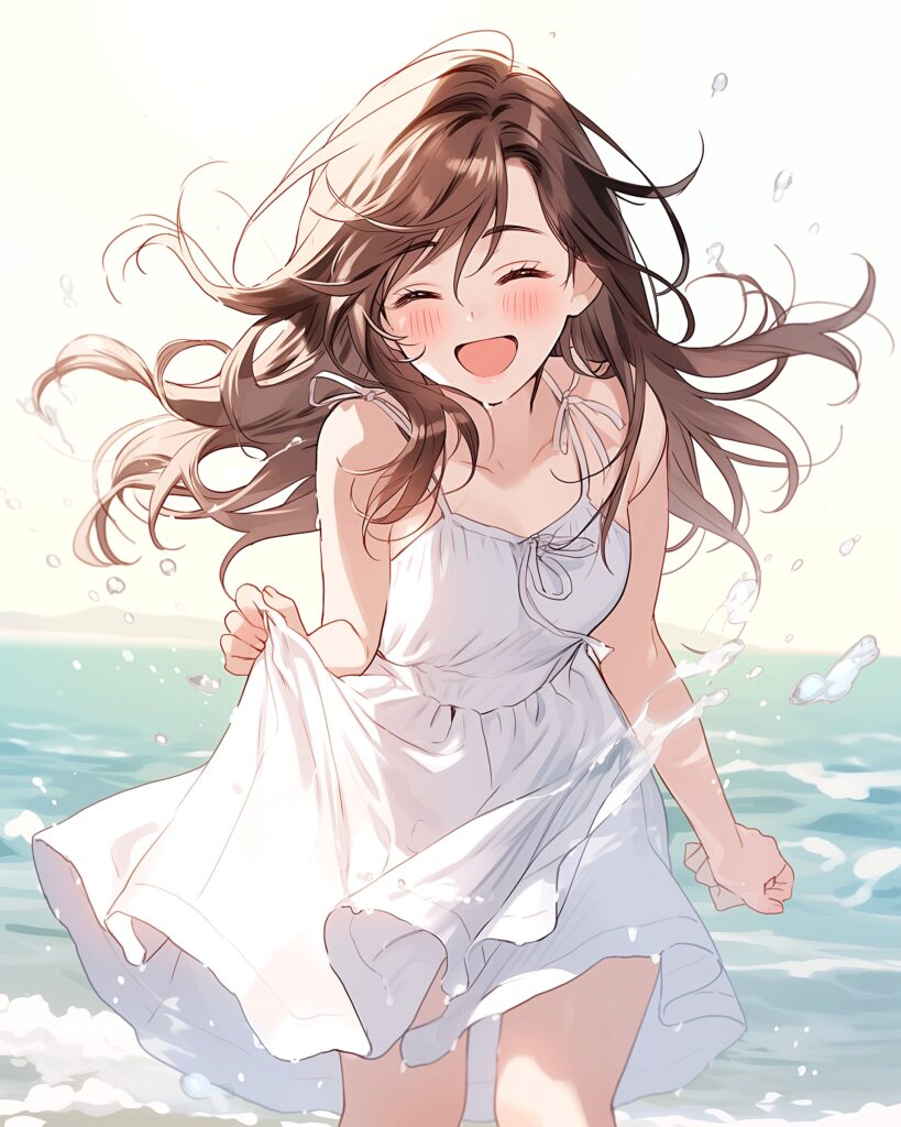 水遊び女子０