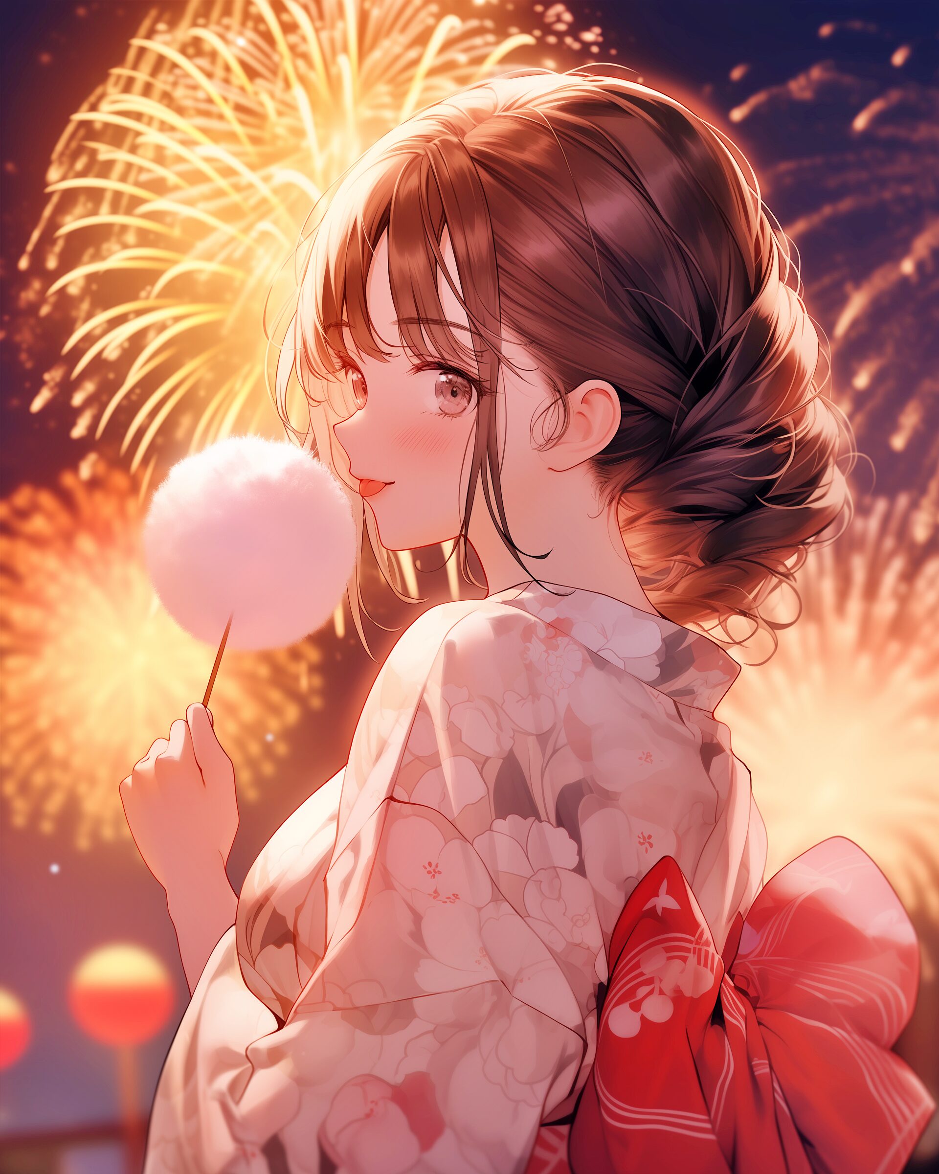 花火と浴衣女子0