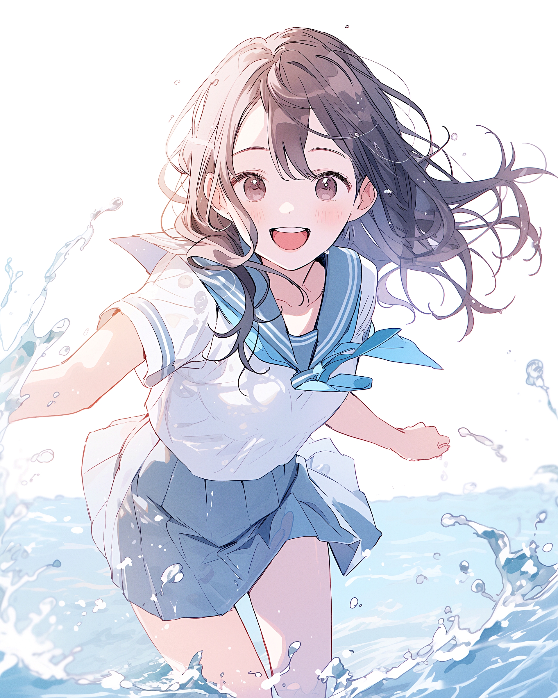 水遊び女子０