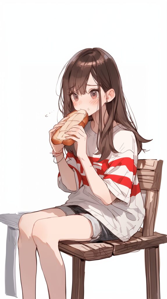 スイーツ女子の壁紙０