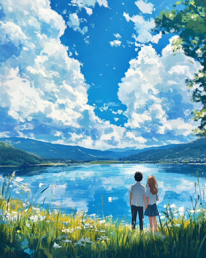空とカップル０