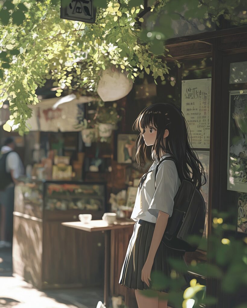 木漏れ日女子０