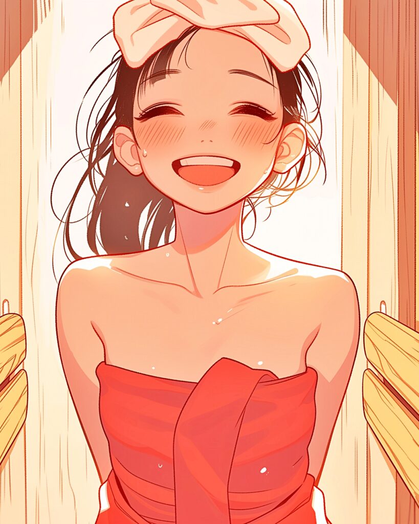 サウナ女子０