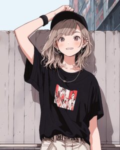 夏ファッション女子０