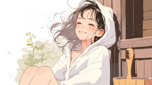 サウナ女子０