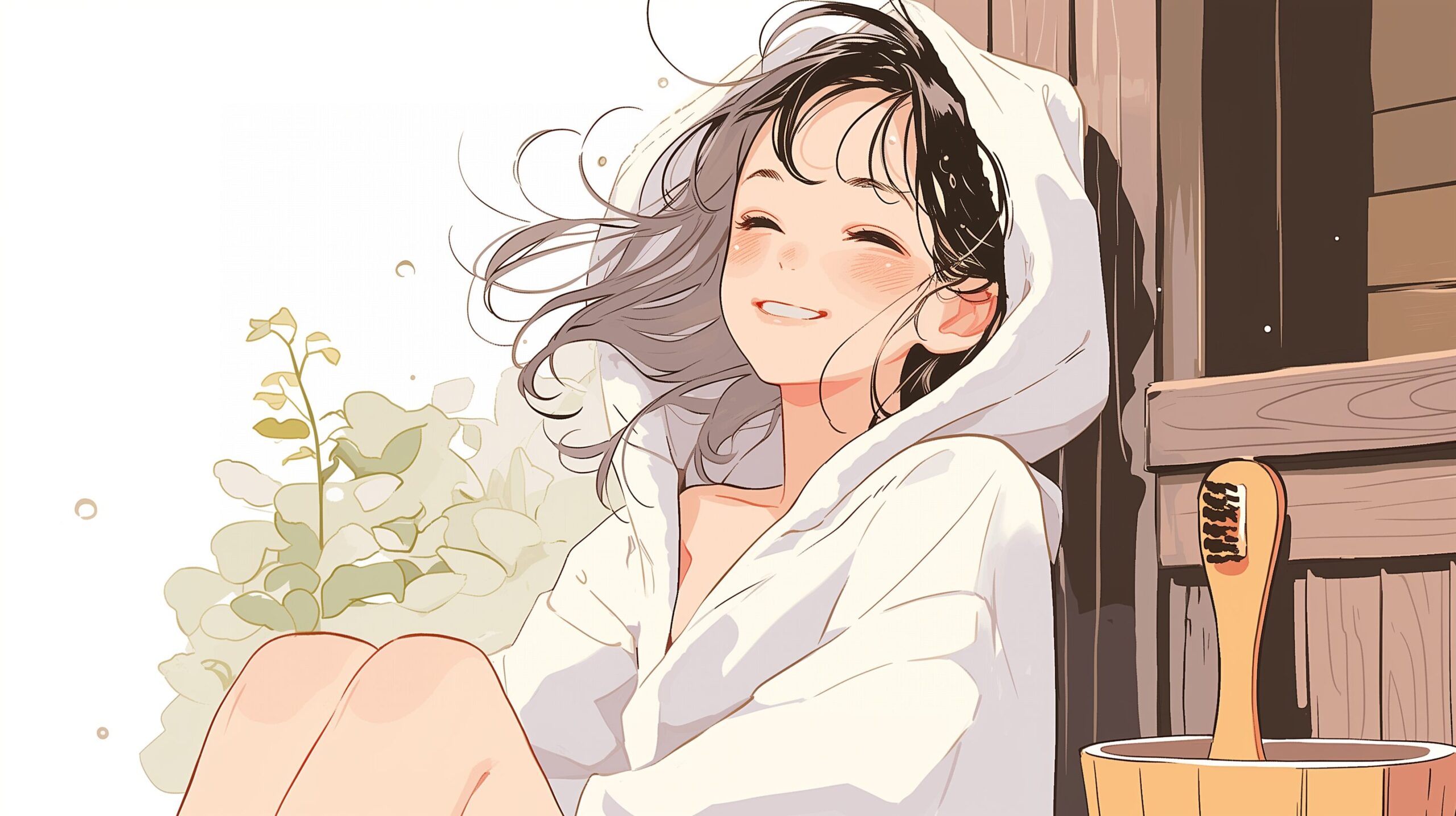 サウナ女子０