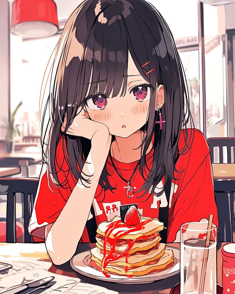 パンケーキ女子・赤０