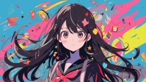 カラフル女子・横長０