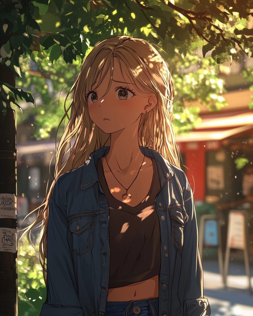 木漏れ日女子２