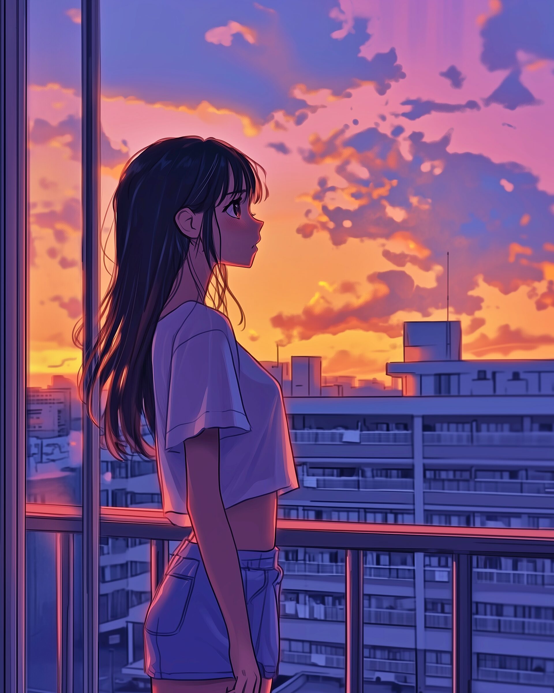 夕日女子0