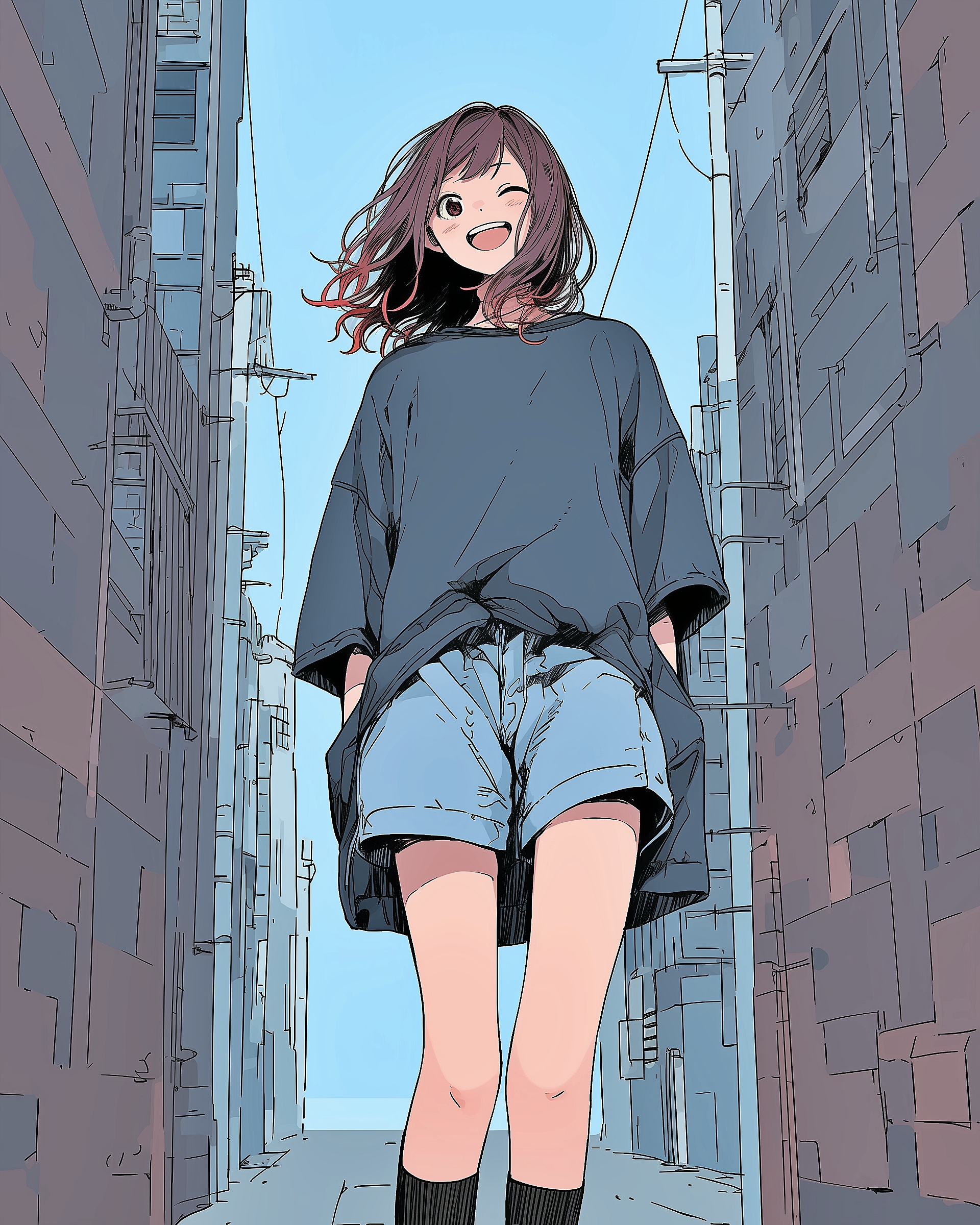 夏ファッション女子０