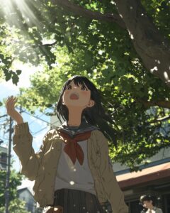 木漏れ日女子１