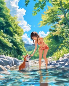犬と女の子１