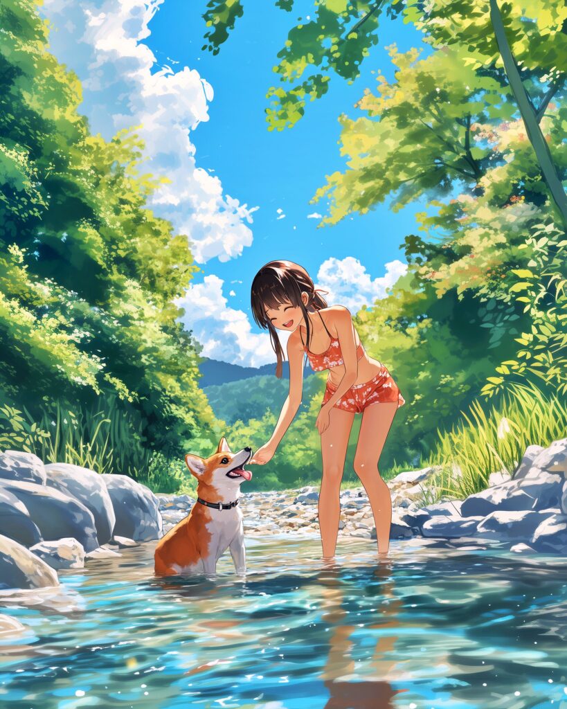 犬と女の子１