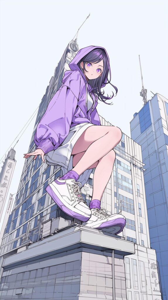 壁紙・カラフル女子０