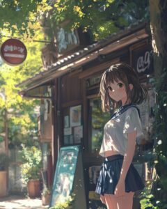 木漏れ日女子０