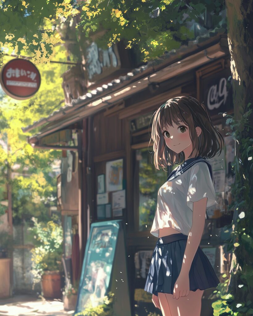 木漏れ日女子０