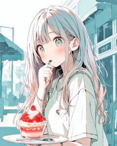 パフェ活女子０