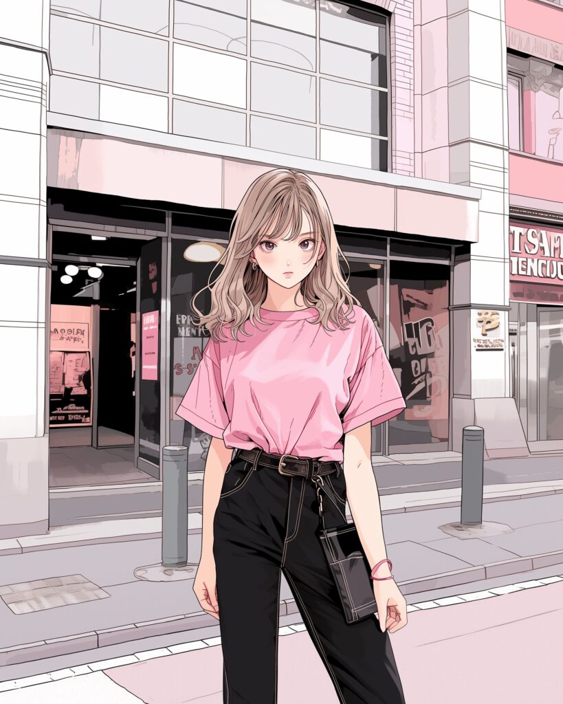 ブラックピンク女子０