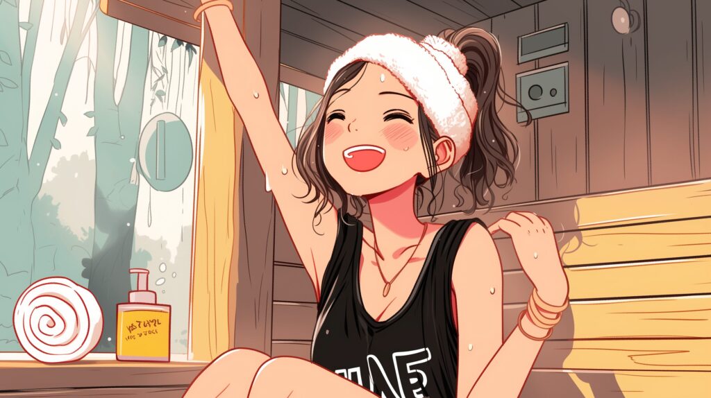 サウナ女子１