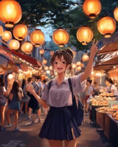 祭り女子０