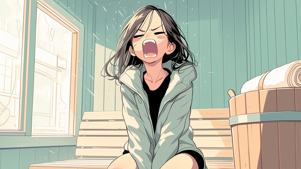 サウナ女子０