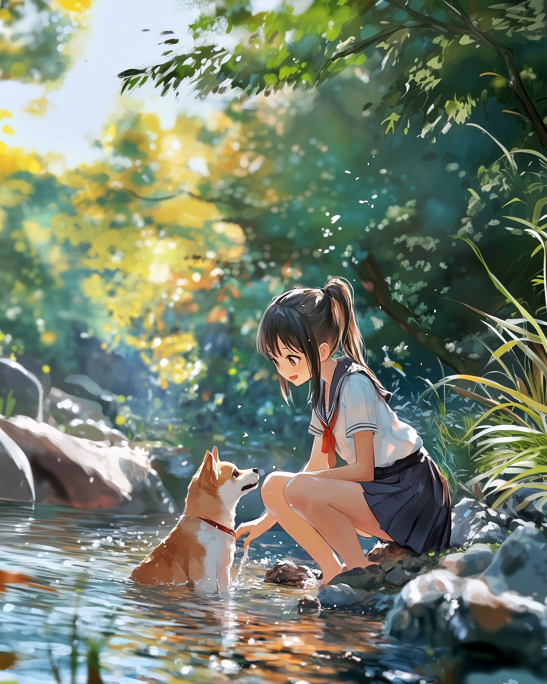 犬と女の子１