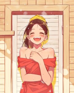 サウナ女子０