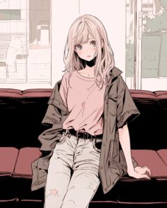 ブラックピンク女子０