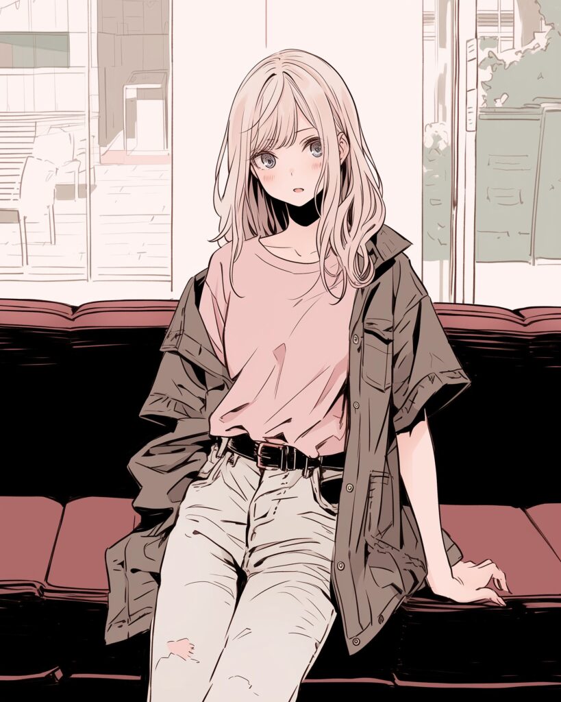 ブラックピンク女子０