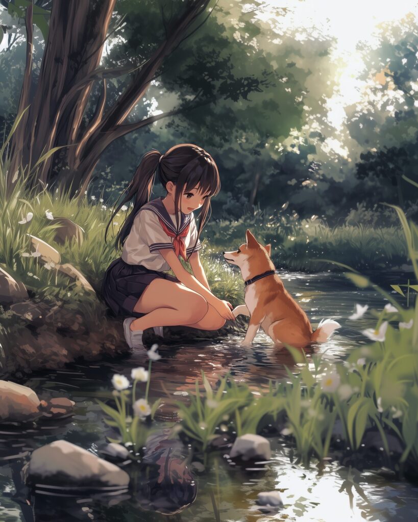 犬と女の子１