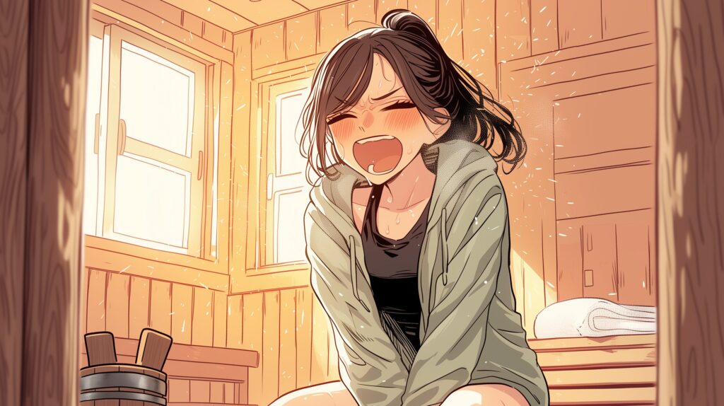 サウナ女子０