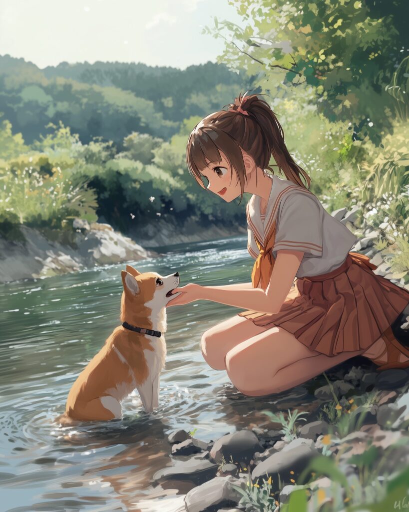犬と女の子１