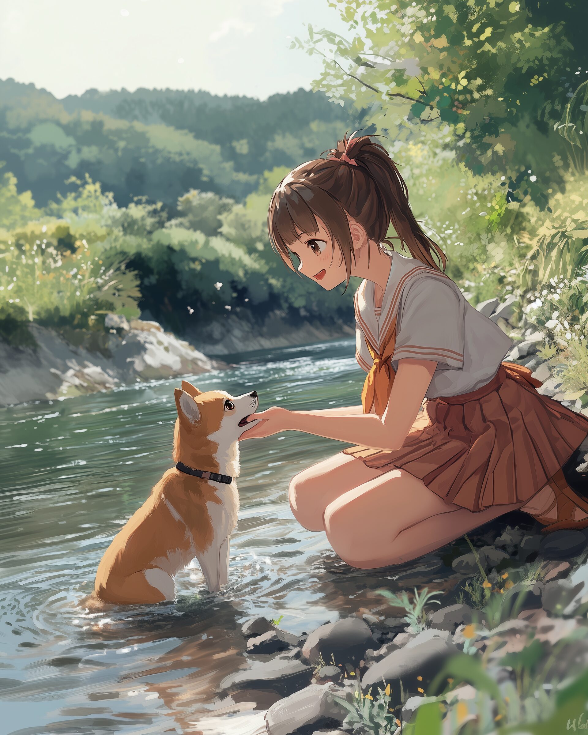 犬と女の子1