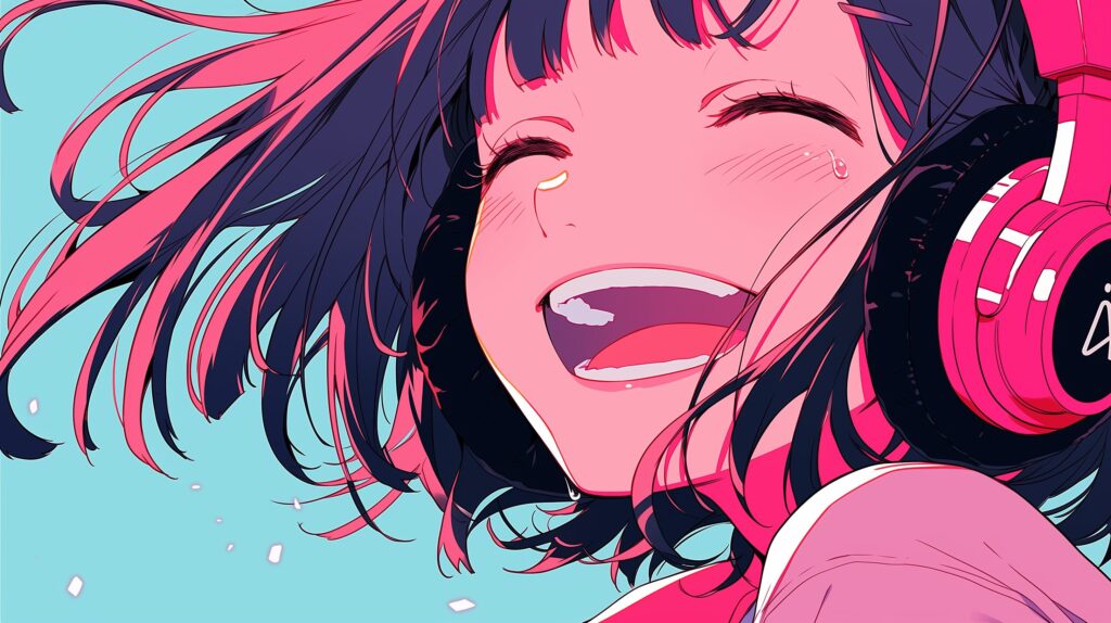 ヘッドホン女子０
