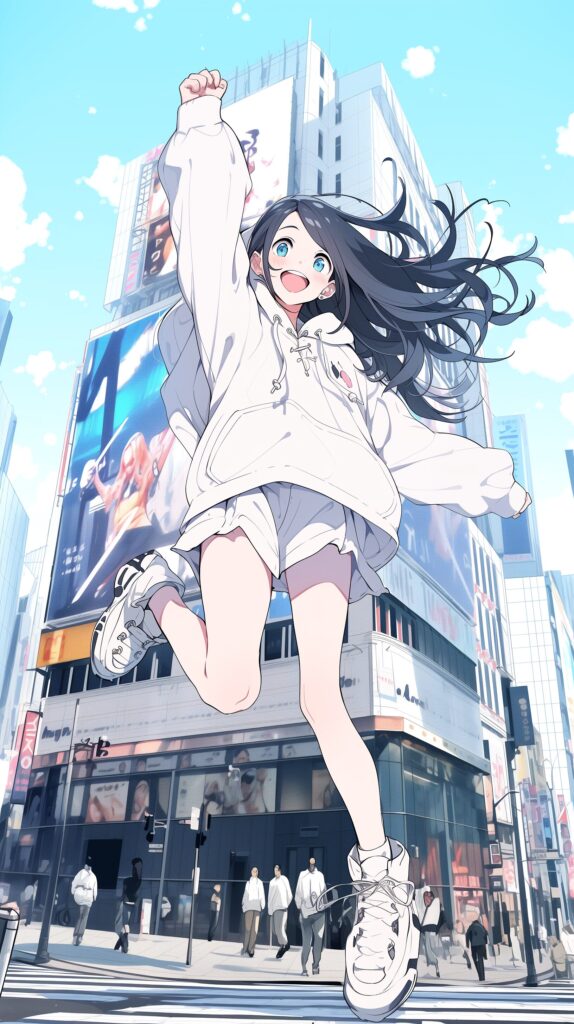 壁紙・カラフル女子０