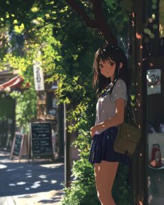 木漏れ日女子０
