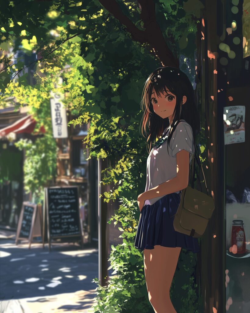 木漏れ日女子０