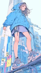 壁紙・カラフル女子０