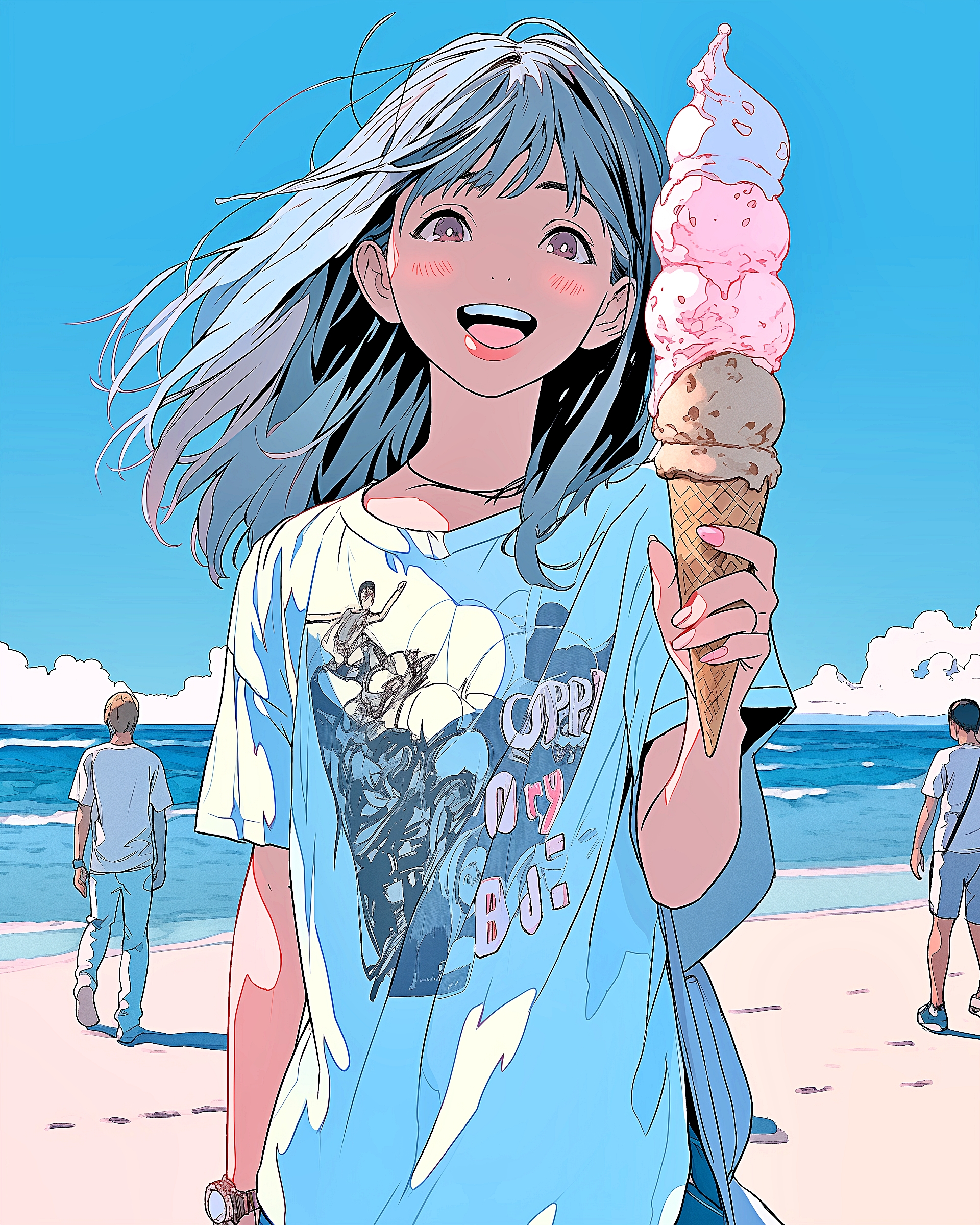 ソフトクリーム女子0