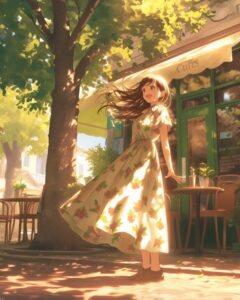 木漏れ日女子０
