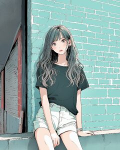 夏ファッション女子０