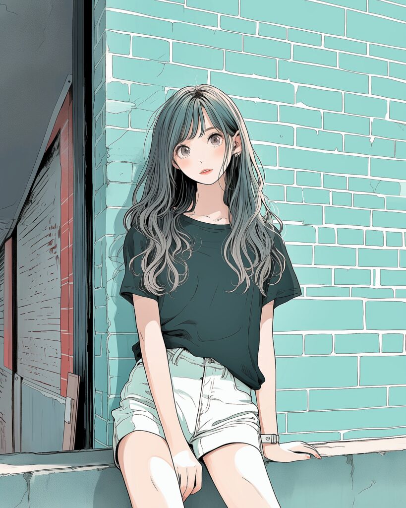 夏ファッション女子０