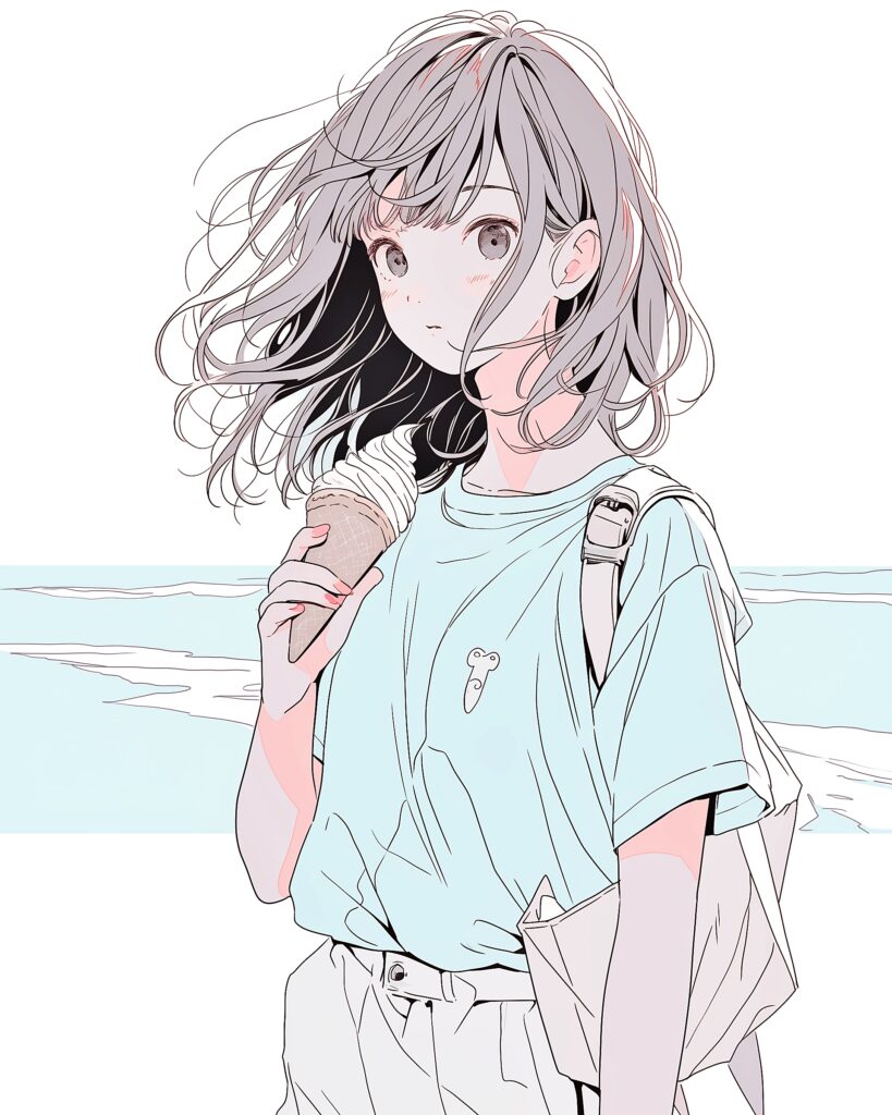 ソフトクリーム女子０