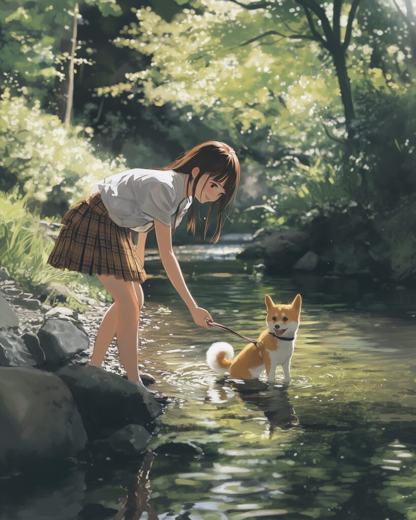 犬と女の子１