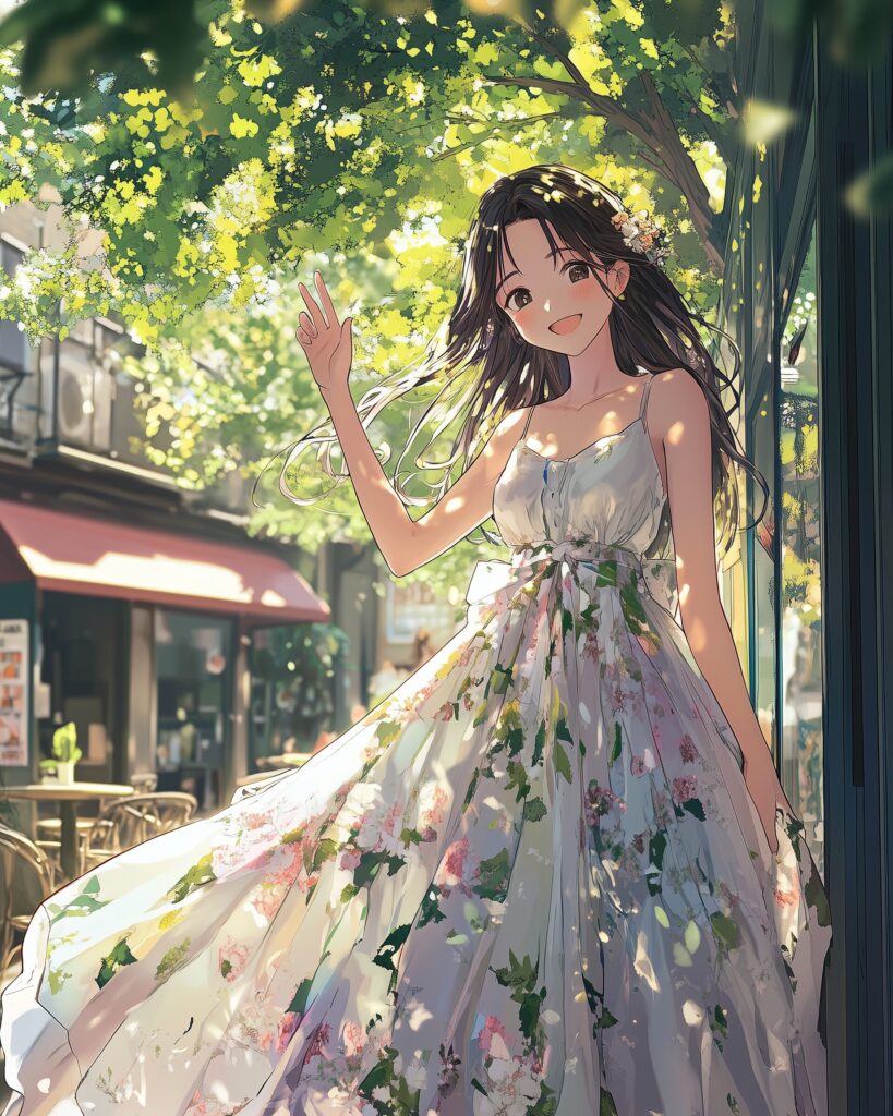 木漏れ日女子１