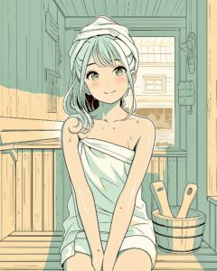 サウナ女子１