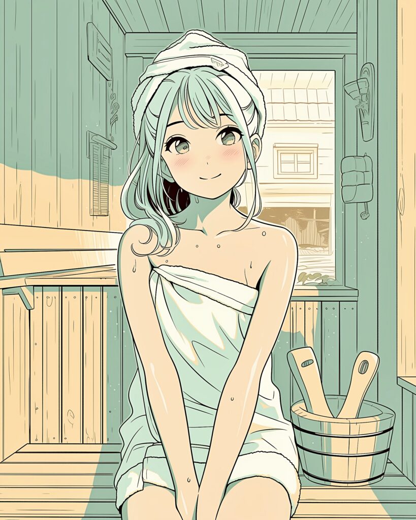 サウナ女子１