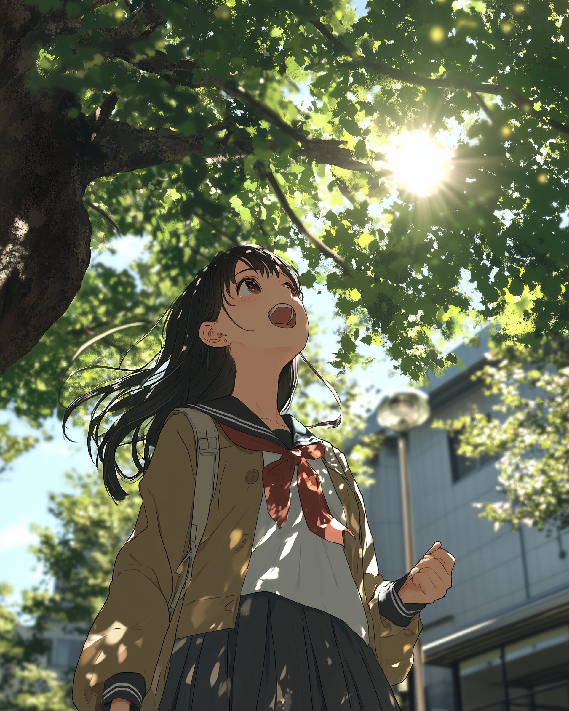 木漏れ日女子２